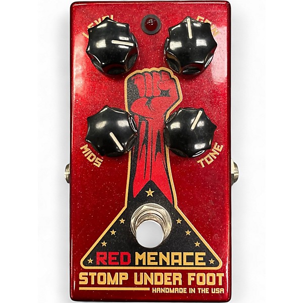 Used Stomp Under Foot RED MENACE Effect Pedal