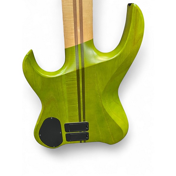 Used Kiesel AW5 VADER GREEN Electric Bass Guitar