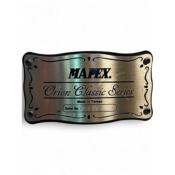 Used Mapex 5 Piece Orion Classic Series Antique Ivory Drum Kit