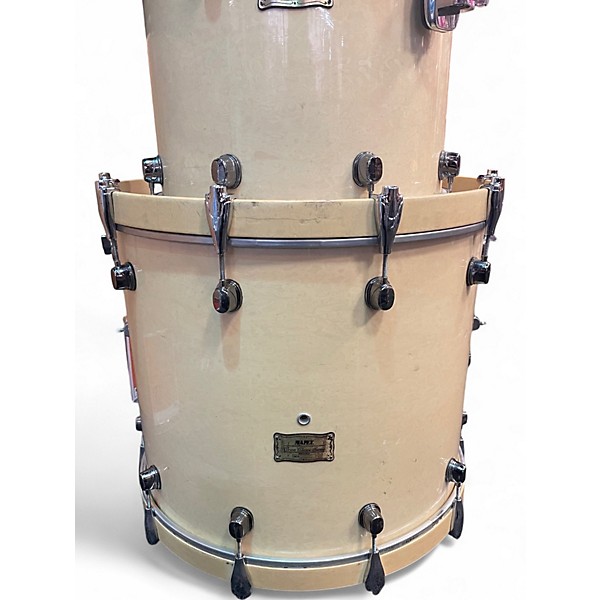 Used Mapex 5 Piece Orion Classic Series Antique Ivory Drum Kit