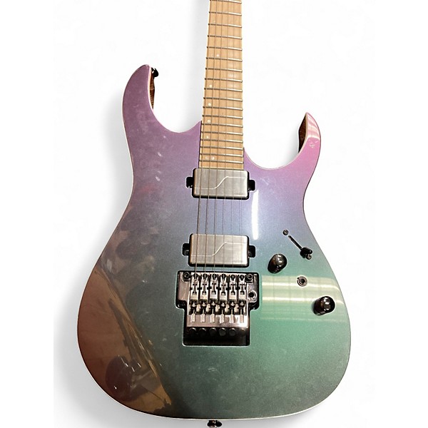 Used Ibanez rg5120m polar lights Solid Body Electric Guitar