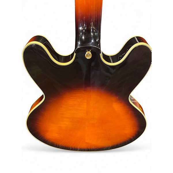 Used 2010 PEERLESS RENAISSANCE CUSTOM 40TH ANNIVERSARY SUNBURST Hollow Body Electric Guitar