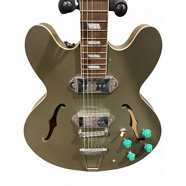 Used Epiphone CASINO WORN Green Hollow Body Electric Guitar