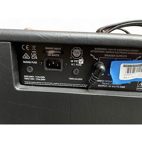 Used Blackstar HT Club 40 Venue 40W 1x12 Tube Guitar Combo Amp