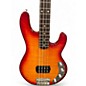 Used Sterling by Music Man STINGRAY RAY34 FLAME MAPLE HERITAGE CHERRY BURST Electric Bass Guitar