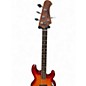 Used Sterling by Music Man STINGRAY RAY34 FLAME MAPLE HERITAGE CHERRY BURST Electric Bass Guitar