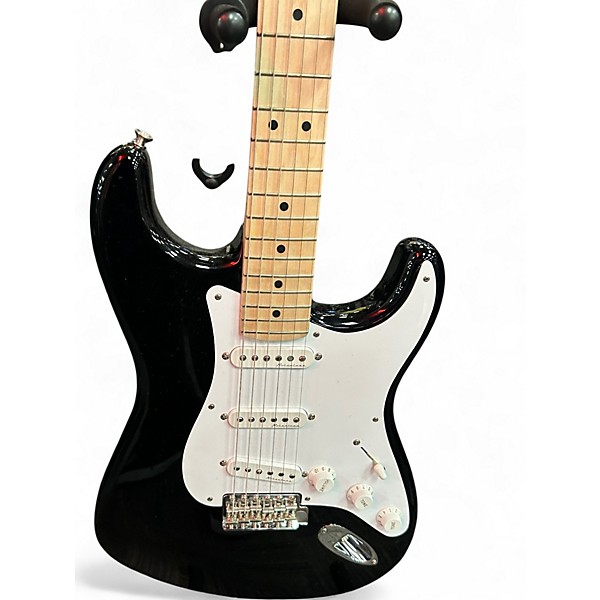 Used Fender ERIC CLAPTON BLACKIE STRATOCASTER Black Solid Body Electric Guitar