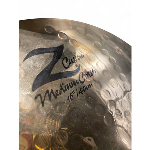 Used Zildjian 16in Z Custom Medium Crash Cymbal