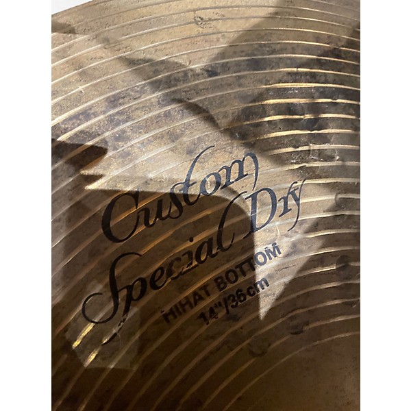 Used Zildjian 14.25in K CUSTOM SPECIAL DRY HIHAT BOTTOM Cymbal