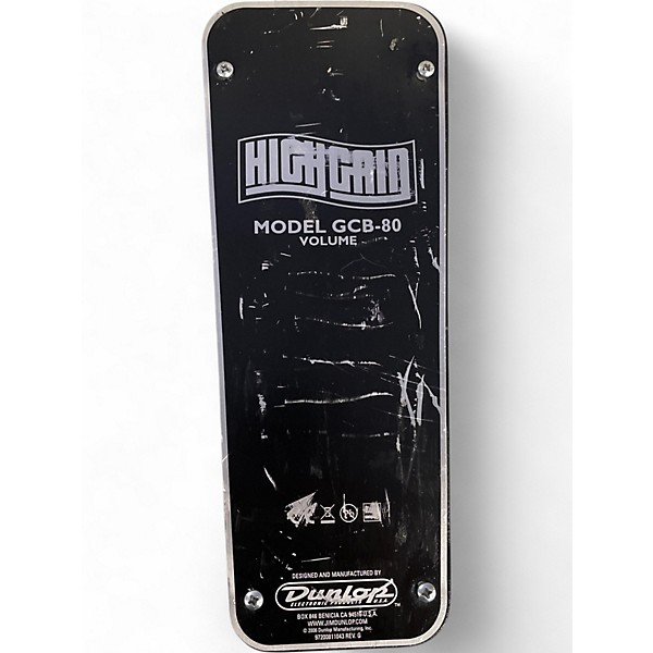 Used Dunlop GCB80 High Gain Volume Pedal