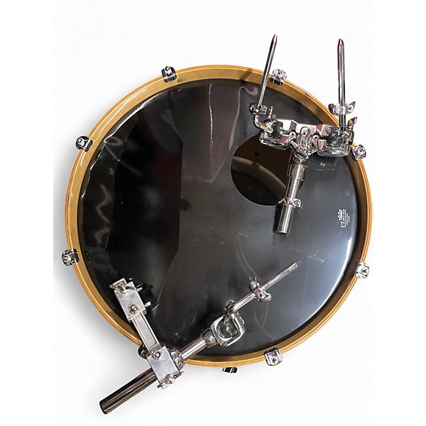 Used Mapex 5 Piece PRO TRANSPERANT EMERALD Drum Kit