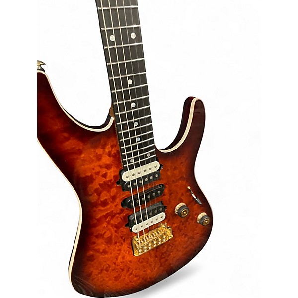 Used Ibanez Ibanez AZ47P2K Premium Electric Guitar Dragon Eye Burst Solid Body Electric Guitar