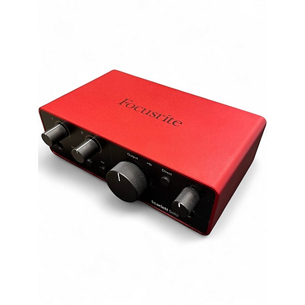 Used Focusrite Scarlett Solo Gen 4 Audio Interface