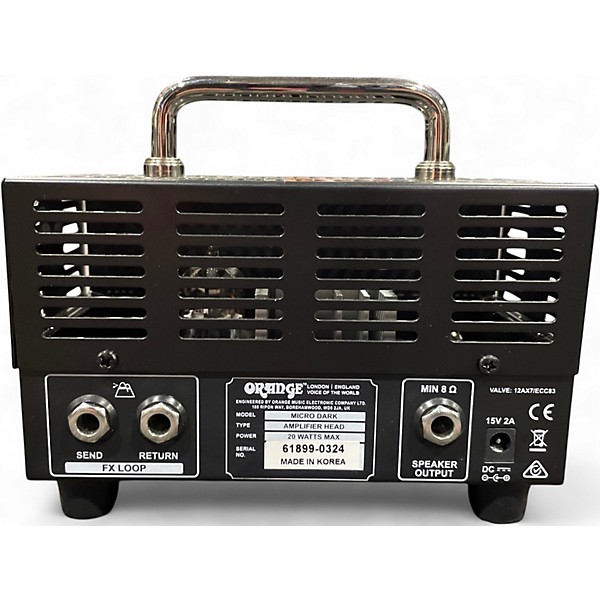 Used Orange Amplifiers Micro Dark 20W Tube Guitar Amp Head