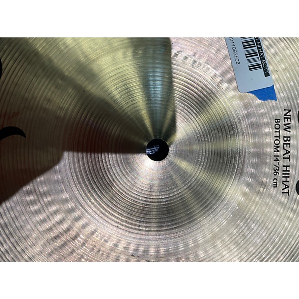 Used Zildjian 14in New Beat Hi Hat Bottom Cymbal