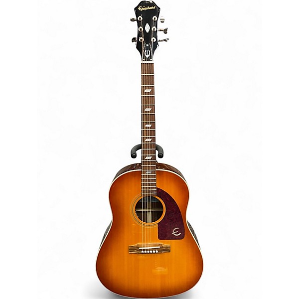 Used Epiphone FT-79 Peter Frampton 1964 Texan Vintage Sunburst Acoustic Electric Guitar