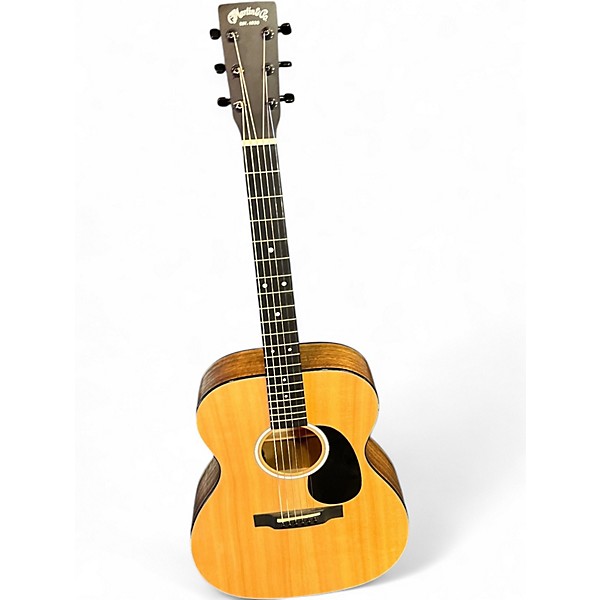 Used Martin 000-12E Koa Road Series Natural Acoustic Electric Guitar