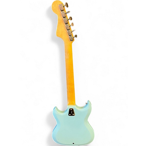 Vintage 1960s Hagstrom III Blue Solid Body Electric Guitar