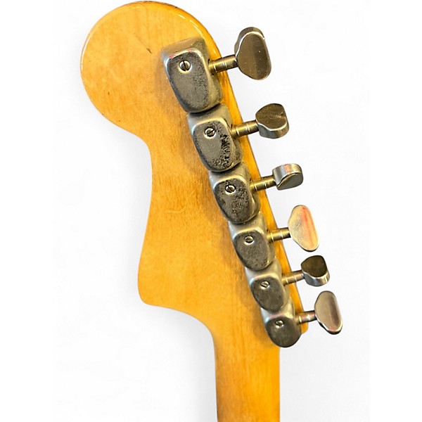 Vintage 1960s Hagstrom III Blue Solid Body Electric Guitar