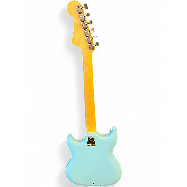 Vintage 1960s Hagstrom III Blue Solid Body Electric Guitar