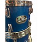 Vintage 1960s Rodgers 4 Piece Holiday 4 Piece Sparkling Blue Pearl Drum Kit