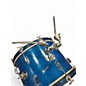 Vintage 1960s Rodgers 4 Piece Holiday 4 Piece Sparkling Blue Pearl Drum Kit