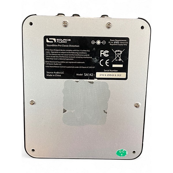 Used Soundblox Pro CLASSIC DISTORTION Effect Pedal