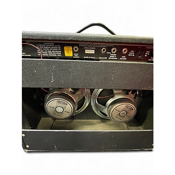 Vintage 1970s Fender Super Twin Tube Guitar Combo Amp