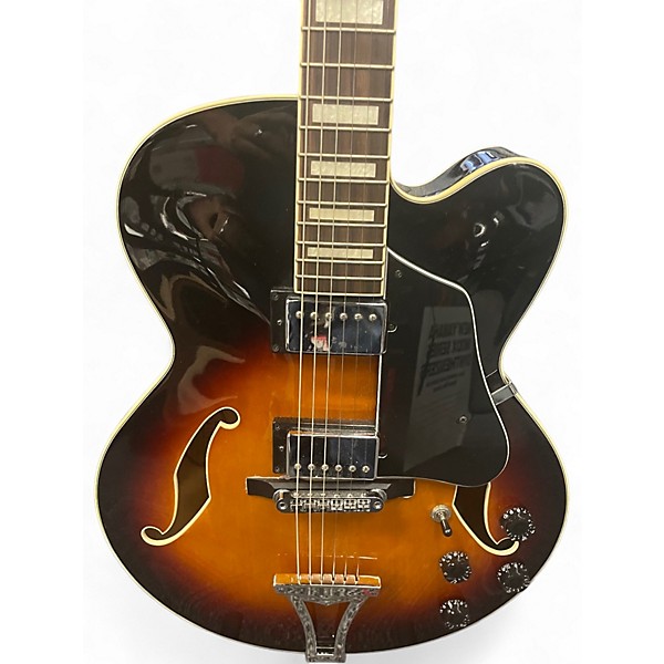 Used Ibanez AF75 2 Color Sunburst Hollow Body Electric Guitar