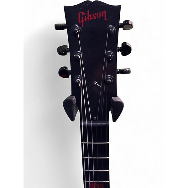 Used 2003 Gibson Les Paul Voodoo BLACK RED FILL Solid Body Electric Guitar