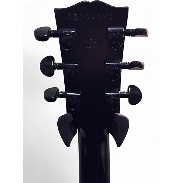 Used 2003 Gibson Les Paul Voodoo BLACK RED FILL Solid Body Electric Guitar