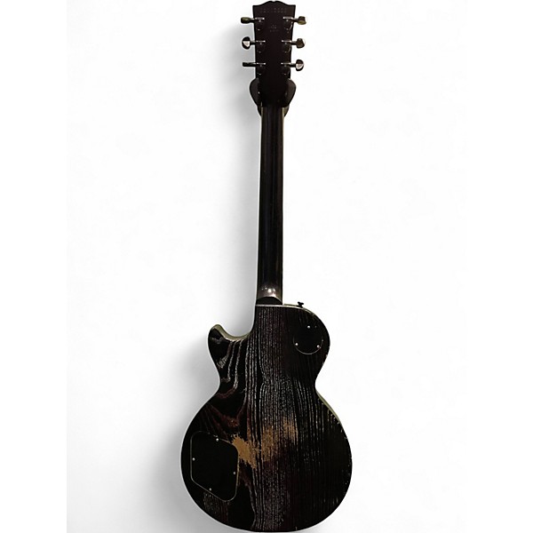 Used 2003 Gibson Les Paul Voodoo BLACK RED FILL Solid Body Electric Guitar