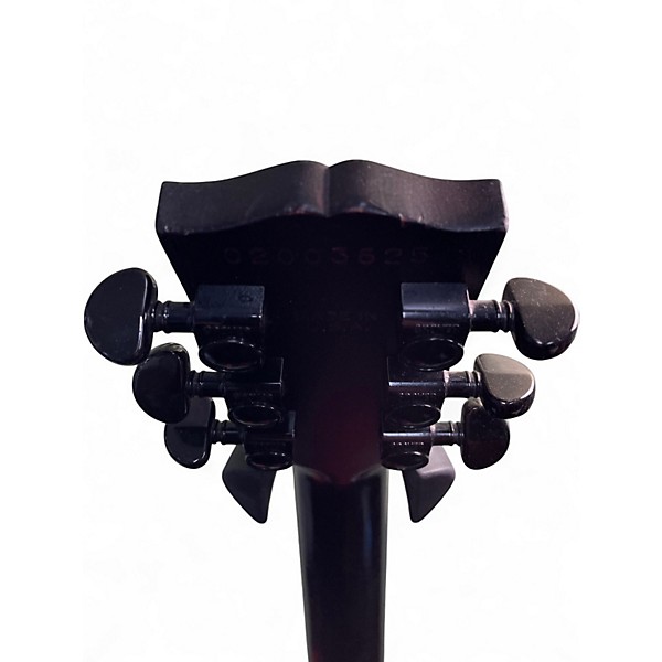 Used 2003 Gibson Les Paul Voodoo BLACK RED FILL Solid Body Electric Guitar