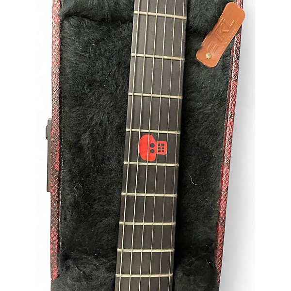 Used 2003 Gibson Les Paul Voodoo BLACK RED FILL Solid Body Electric Guitar