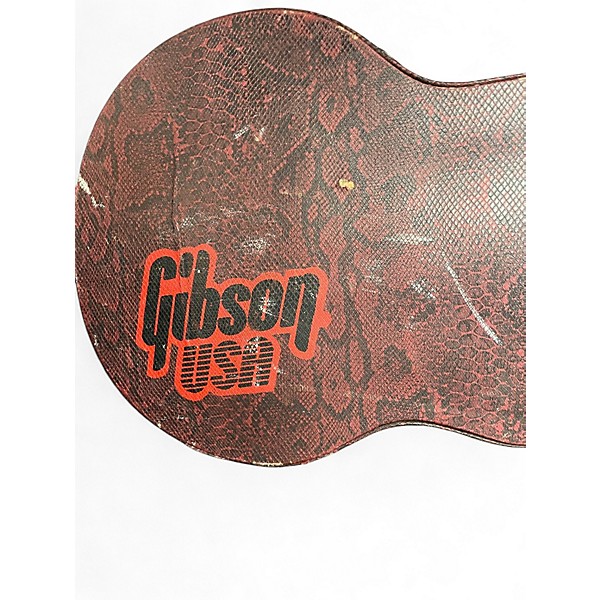 Used 2003 Gibson Les Paul Voodoo BLACK RED FILL Solid Body Electric Guitar