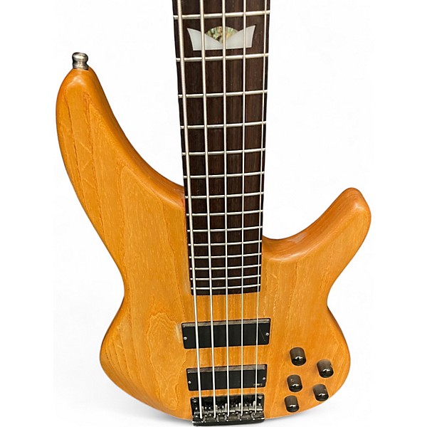 Used Brawley Artemis 5 string bass Natural Electric Bass Guitar