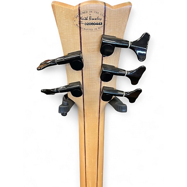 Used Brawley Artemis 5 string bass Natural Electric Bass Guitar