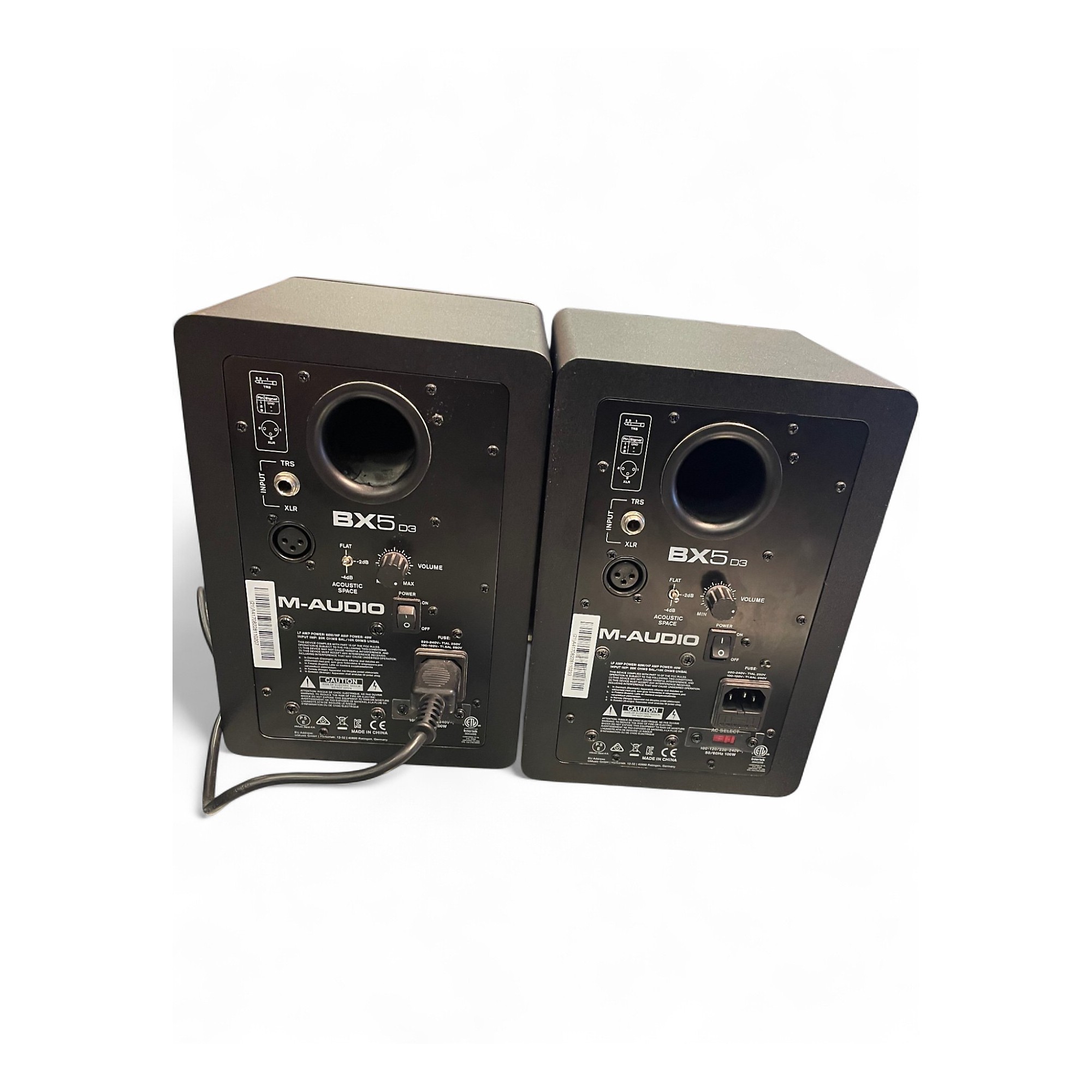 M-AUDIO BX5 D3 パワードスタジオモニター 2台 M-Audio BX5 D3 5 inch Powered Studio Monitor - Pair | Sweetwater