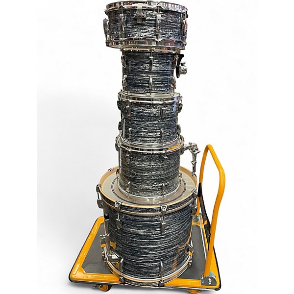 Used Pearl 5 Piece EXR EXPORT GRAY Drum Kit