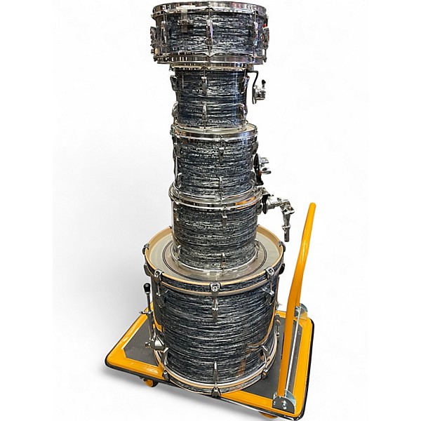 Used Pearl 5 Piece EXR EXPORT GRAY Drum Kit