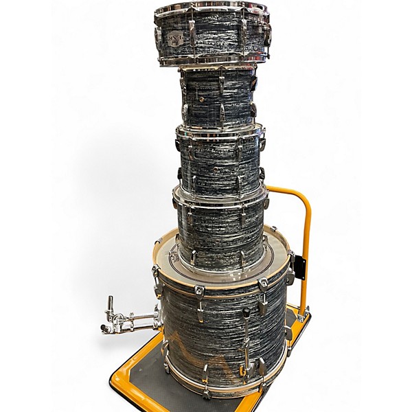 Used Pearl 5 Piece EXR EXPORT GRAY Drum Kit