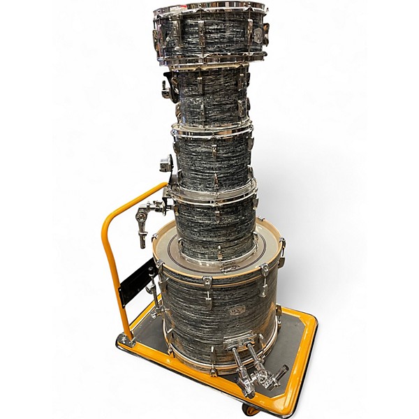 Used Pearl 5 Piece EXR EXPORT GRAY Drum Kit