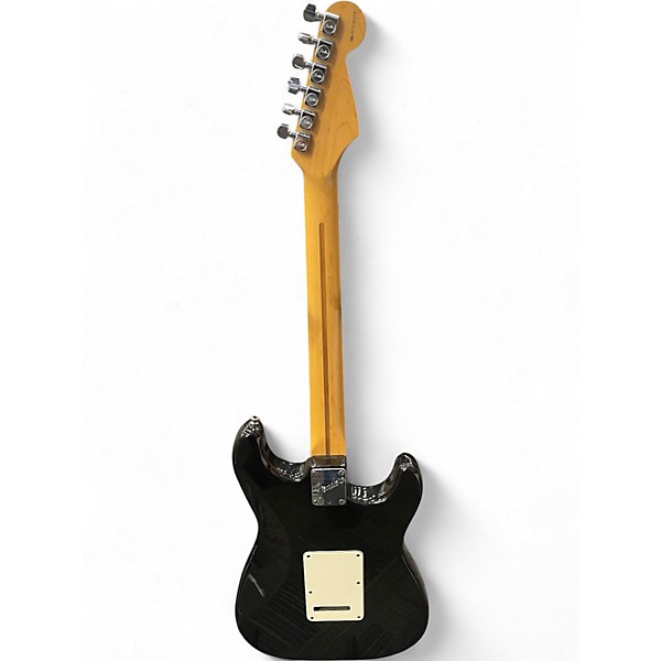 Used 1997 Fender American Standard Stratocaster Left Handed Black Electric Guitar