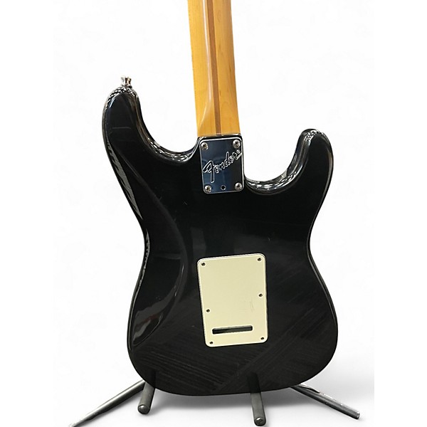 Used 1997 Fender American Standard Stratocaster Left Handed Black Electric Guitar