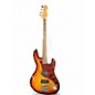 Used Dean Zelinsky The Mule 2 Tone Sunburst Electric Bass Guitar thumbnail