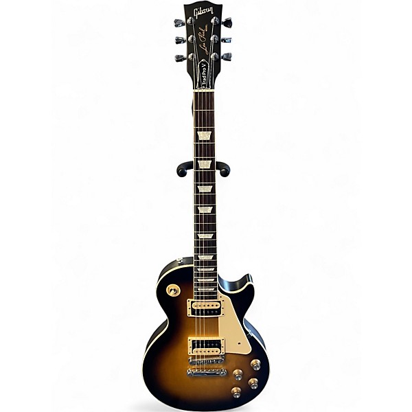 Used Gibson Les Paul Traditional Pro V Satin Top Desert Burst Solid Body Electric Guitar