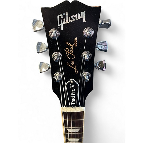 Used Gibson Les Paul Traditional Pro V Satin Top Desert Burst Solid Body Electric Guitar