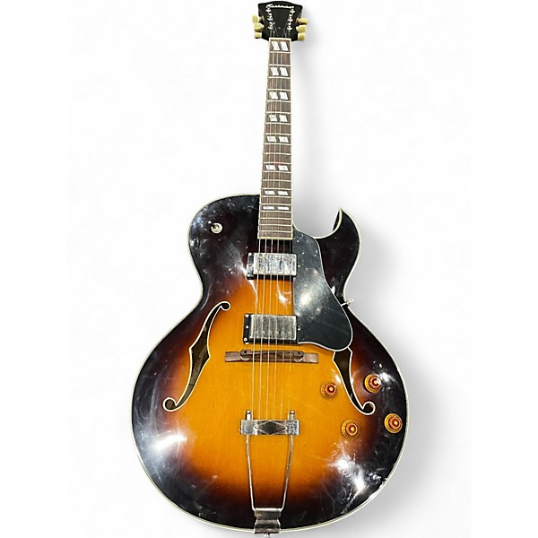Used Eastman AR372CE 3 Tone Sunburst Hollow Body Electric Guitar