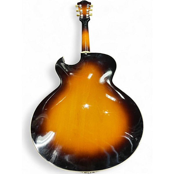 Used Eastman AR372CE 3 Tone Sunburst Hollow Body Electric Guitar