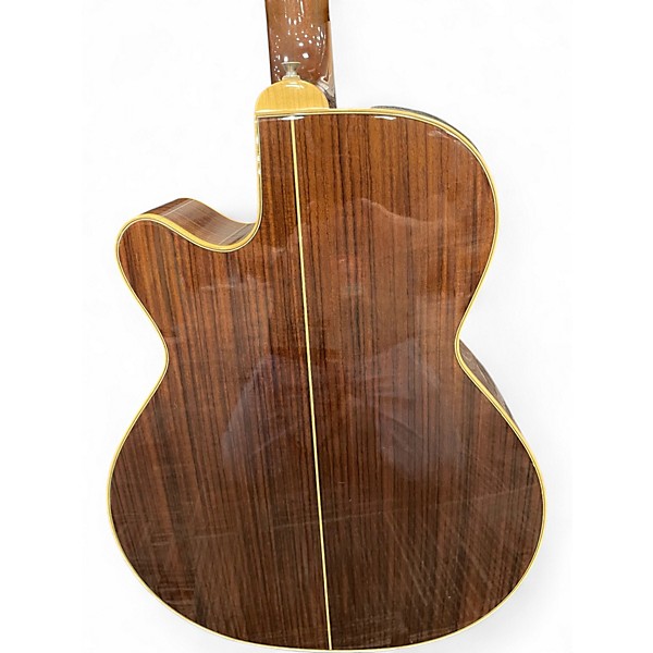 Used Takamine SANTA FE DSF48C Natural Acoustic Electric Guitar
